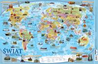 Opakowanie Państwa świata dla dzieci Podkładka na biurko