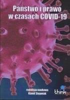 Państwo i prawo w czasach COVID-19. Autor: Kamil Stępniak. SmakLiter.pl Okładka książki Państwo i prawo w czasach COVID-19