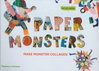 Paper Monsters. Autor: Sabini Oscar. SmakLiter.pl Okładka książki Paper Monsters