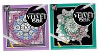 Opakowanie Papier do kolorowania aksamitny 18x18cm 5 arkuszy