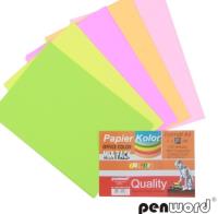Opakowanie Papier kolorowy A4 fluo