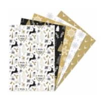 Opakowanie Papier ozdobny świąteczny MIX (50szt)