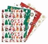 Opakowanie Papier ozdobny świąteczny MIX (50szt)