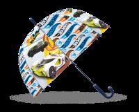 Parasolka przezroczysta Hot Wheels 19cali HW0007. Wydawca: Kids Euroswan. SmakLiter.pl Opakowanie Parasolka przezroczysta Hot Wheels 19cali HW0007