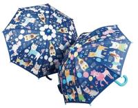 Parasolka zmieniająca kolory zwierzaki. Wydawca: Floss & Rock. SmakLiter.pl Opakowanie Parasolka zmieniająca kolory zwierzaki