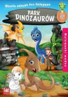 Park dinozaurów. Malowanki wodne. Autor:   Praca zbiorowa. SmakLiter.pl Okładka książki Park dinozaurów. Malowanki wodne