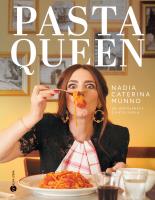 Pasta Queen. Autor: Munno Nadia Caterina. SmakLiter.pl Okładka książki Pasta Queen
