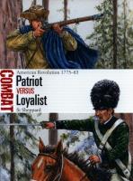 Patriot vs Loyalist. Autor: Si Sheppard. SmakLiter.pl Okładka książki Patriot vs Loyalist
