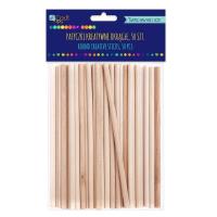 Opakowanie Patyczki kreatywne okrągłe naturalne 50szt