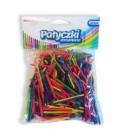 Opakowanie Patyczki kreatywne zapałki kolorowe 4,2cm 500szt