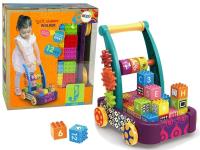 Opakowanie Pchacz z klockami 2w1