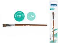 Opakowanie Pędzel płaski z włosia koziego seria 121 nr 16 Milan 1 szt. na blistrze