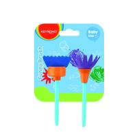 Opakowanie Pędzle kreatywny do malowania KEYROA Funny brush 2 sztuki