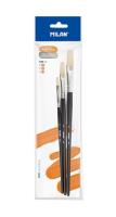 Pędzle nr 6,10,14 seria 501 MILAN. Wydawca: MILAN. SmakLiter.pl Opakowanie Pędzle nr 6,10,14 seria 501 MILAN