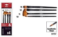 Pędzle syntetyczne 4szt. Wydawca: MP Main Paper. SmakLiter.pl Opakowanie Pędzle syntetyczne 4szt