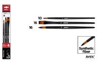 Pędzle syntetyczne zestaw C 3szt. Wydawca: MP Main Paper. SmakLiter.pl Opakowanie Pędzle syntetyczne zestaw C 3szt