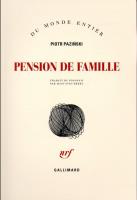 Pension de famille. Autor: Paziński Piotr. SmakLiter.pl Okładka książki Pension de famille