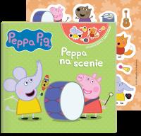 Okładka książki Peppa na scenie. Świnka Peppa. Opowiadania z naklejkami