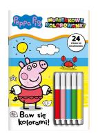 Peppa Pig Numerkowe kolorowanki cz.3. Autor: praca zbioorwa. SmakLiter.pl Okładka książki Peppa Pig Numerkowe kolorowanki cz.3