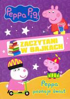 Peppa Pig. Zaczytani w bajkach cz.1 Peppa poznaje świat. Autor: Opracowanie zbiorowe. SmakLiter.pl Okładka książki Peppa Pig. Zaczytani w bajkach cz.1 Peppa poznaje świat