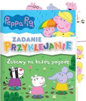 Okładka książki Peppa Pig. Zadanie Przyklejanie