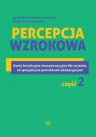 Percepcja wzrokowa. Autor: Agnieszka Borowska-Kociemba, Małgorzata Krukowska. SmakLiter.pl Okładka książki Percepcja wzrokowa