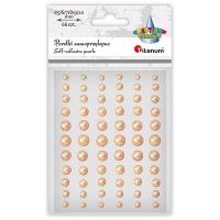 Opakowanie Perełki samoprzylepne 66szt jasnozłote mix