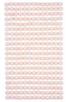 Opakowanie Perełki samoprzylepne 6mm 260szt. cream