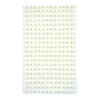 Opakowanie Perełki samoprzylepne 6mm 260szt. opalescent white