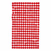 Opakowanie Perełki samoprzylepne 6mm 260szt. red