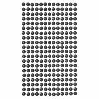 Opakowanie Perełki samoprzylepne black 6mm 260szt