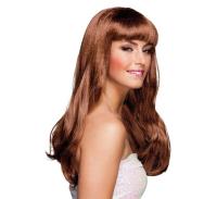Opakowanie Peruka chique falowane brązowe włosy