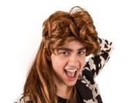 Opakowanie Peruka lata 80-te długie włosy rude