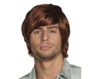 Opakowanie Peruka męska tyler brązowy