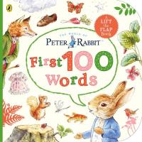 Peter Rabbit Peter's First 100 Words. Autor: Potter	 Beatrix. SmakLiter.pl Okładka książki Peter Rabbit Peter's First 100 Words