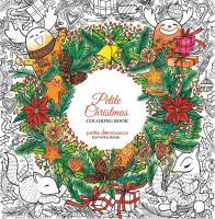 Petit Christmas Coloring Book. Autor: Dominika Gołąb. SmakLiter.pl Okładka książki Petit Christmas Coloring Book