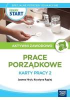 Pewny start Aktywni zawodowo Prace porządkowe KP 2. Autor: Joanna Hryń, Krystyna Rapiej, Gajda Robert. SmakLiter.pl Okładka książki Pewny start Aktywni zawodowo Prace porządkowe KP 2
