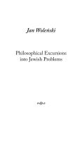 Philosophical Excursions into Jewish Problems. Autor: Jan Woleński. SmakLiter.pl Okładka książki Philosophical Excursions into Jewish Problems