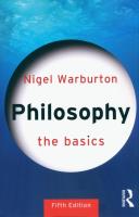 Philosophy: The Basics. Autor: Warburton. SmakLiter.pl Okładka książki Philosophy: The Basics