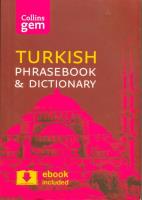 Phrasebook & Dictionary Turkish. Wydawca: HarperCollins Publishers UK. SmakLiter.pl Opakowanie Phrasebook & Dictionary Turkish