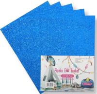Opakowanie Pianka brokatowa ciemnoniebieska 21x29,7cm 5szt