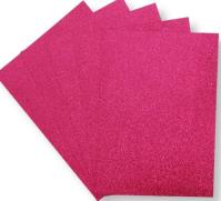Opakowanie Pianka brokatowa fuksja 21x29,7cm 5szt