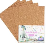 Opakowanie Pianka brokatowa miedziana 21x29,7cm 5szt