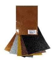 Opakowanie Pianka mikroguma brokat samoprzylepna 20x30cm 5 ar