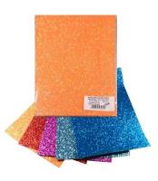 Opakowanie Pianka mikroguma brokat samoprzylepna 20x30cm 5 ar