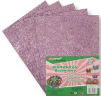 Opakowanie Pianka multicolor brokat 3 20x30 5szt