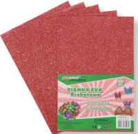 Opakowanie Pianka multicolor brokat 6 20x30 5szt