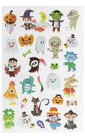 Opakowanie Piankowe naklejki halloweenowe