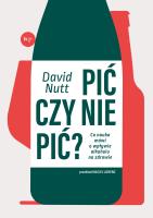 Pić czy nie pić?. Autor: Nutt David. SmakLiter.pl Okładka książki Pić czy nie pić?