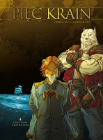 Pięć Krain. Taka sama drapieżność. Tom 4. Autor: Lewelyn, Jérôme Lereculey. SmakLiter.pl Okładka książki Pięć Krain. Taka sama drapieżność. Tom 4